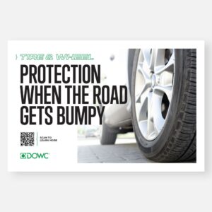 Tire Wheel Product Card (50/bundle)